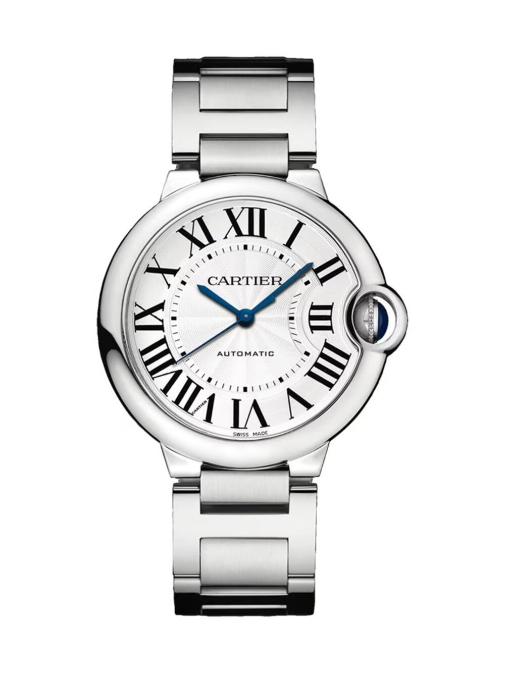 Cartier Ballon Bleu Watch 36mm, Automatic Movement, Steel WSBB0048